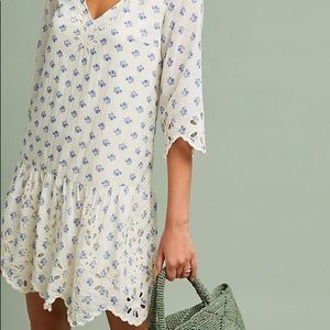 Anthropologie Dresses - Anthropologie Eyelet Tunic Dress Anthropologie Dresses - Anthropologie Eyelet Tunic Dress